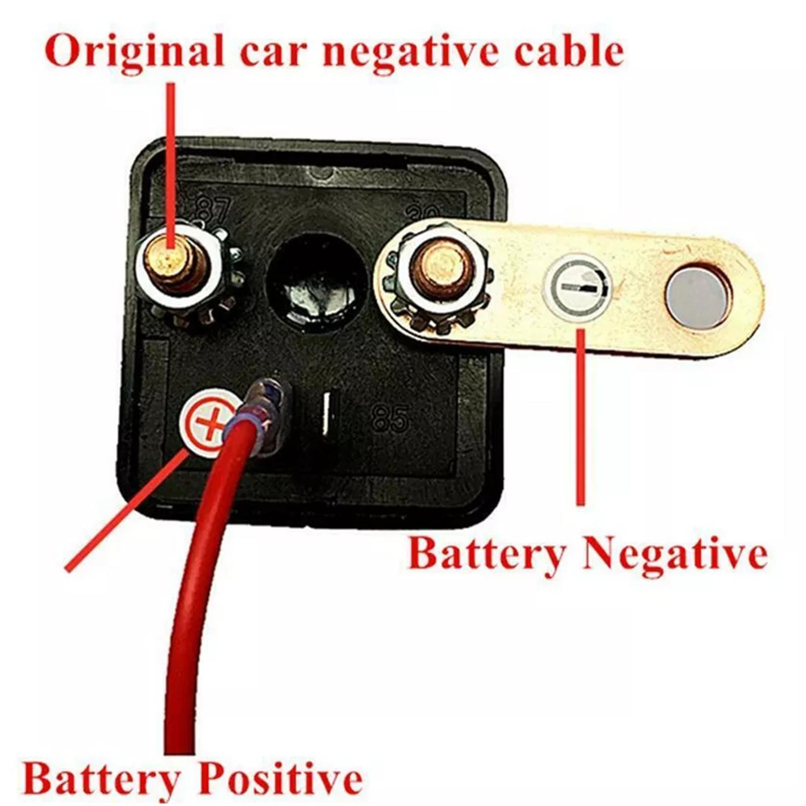 Car Battery Disconnect Switch Master Switches for Truck 1x Remote Control