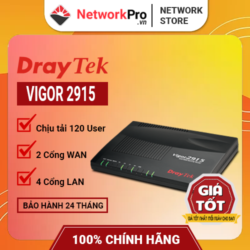 Router Draytek Vigor 2915 - Hàng Chính Hãng