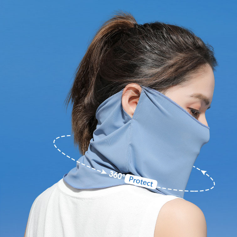 Khẩu trang băng lụa chống nắng cao cấp S202, khẩu trang nam nữ, chống tia UV, chống bụi, UPF50+, Hàng chính hãng