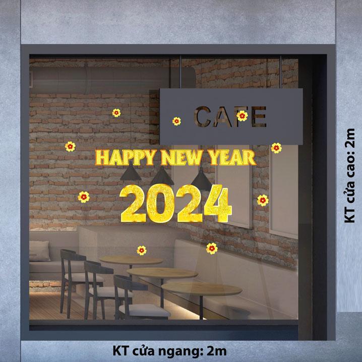 DECAL TRANG TRÍ TẾT 2024 SỐ27