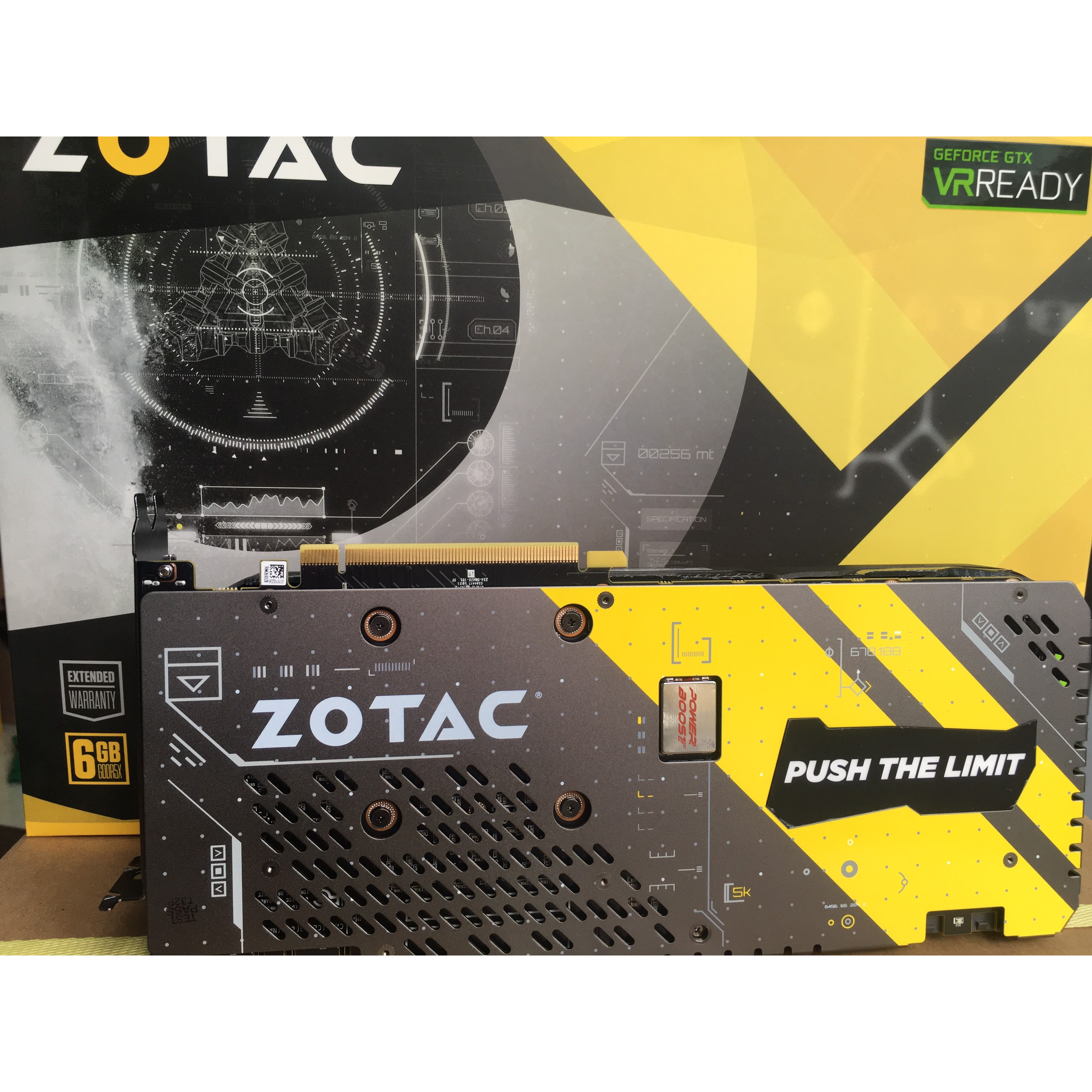 Card màn hình Zotac GTX 1060 6gb 3fan GDDR5X - Hàng Chính Hãng