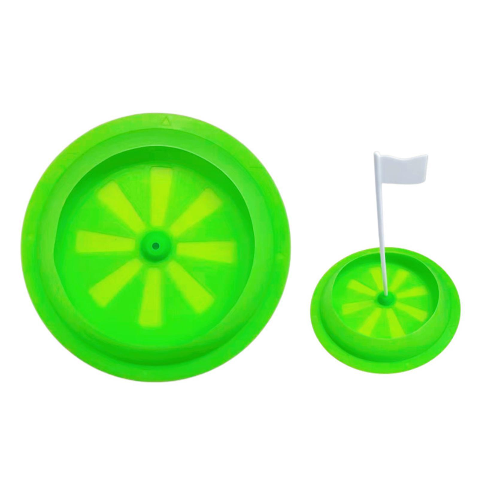 Golf Putting Cup Golf Training Aid Unisex Game with Flag Silicone Tool Practice Golf Putting  for Golf Office Training Yard Backyard