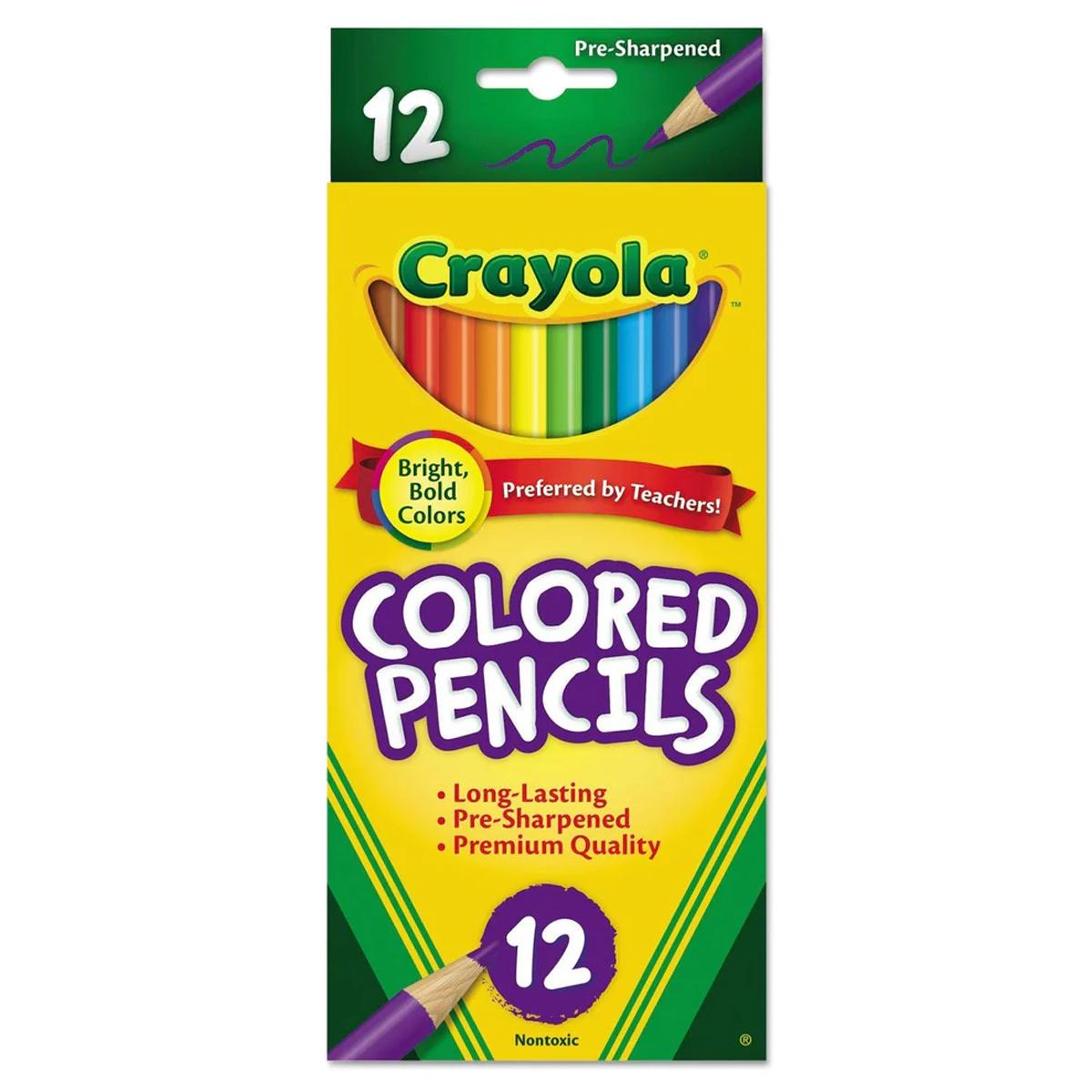 Hộp 12 Bút Chì Màu - Colored Pencil - Crayola 684012