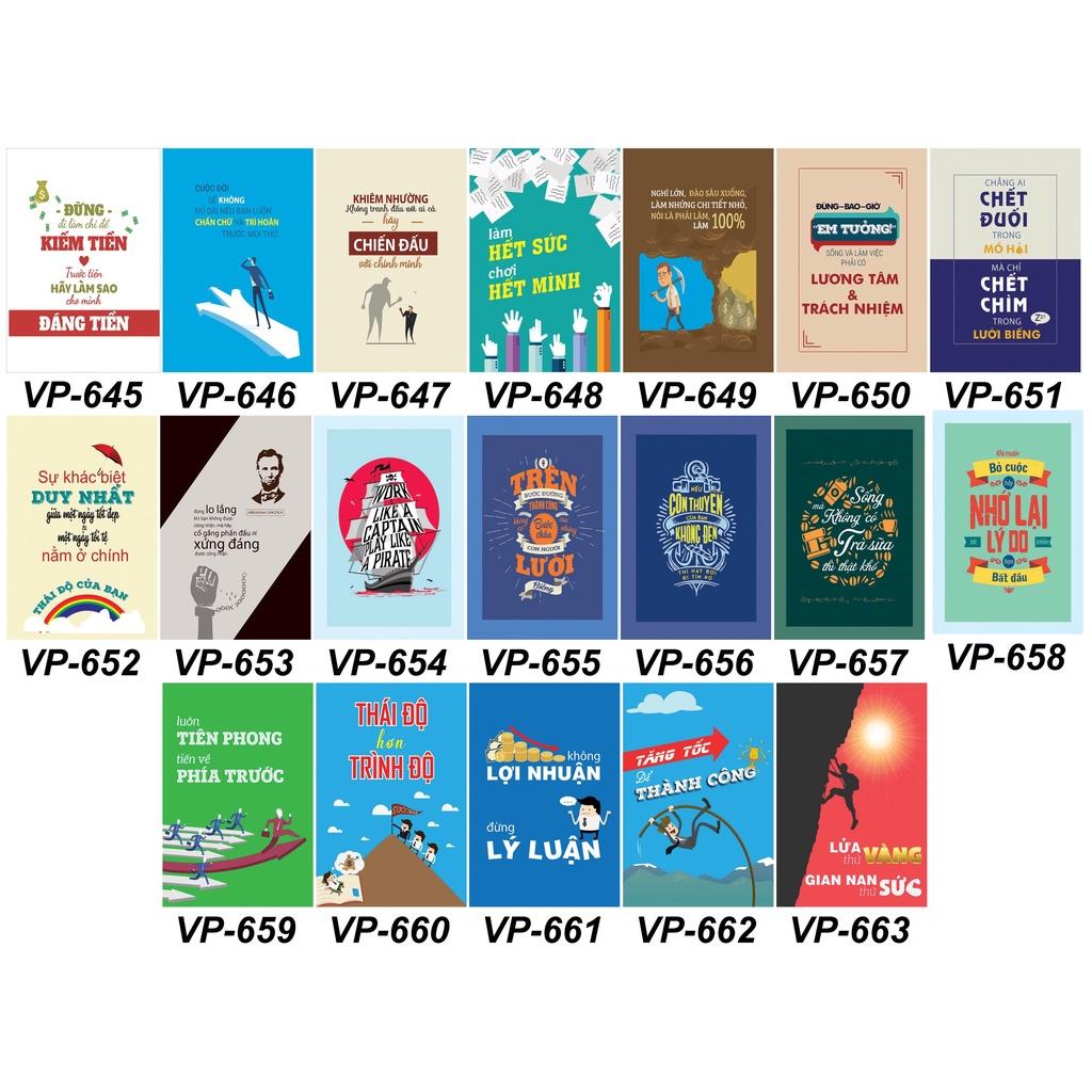 Chỉ 39k có ngay Tranh động lực, văn phòng, tranh phòng khách, châm ngôn trang trí phòng học 1000 mẫu