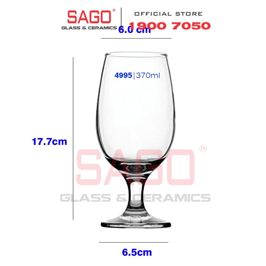 Ly Thủy Tinh Pasabahce Maldive Goblet 370ml | Nhập Khẩu Thổ nhĩ Kỳ