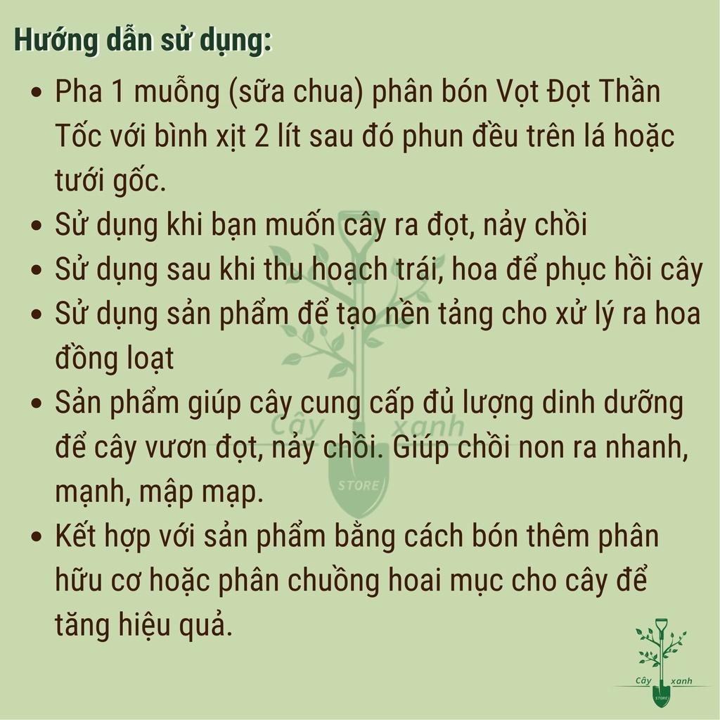 Phân Bón Vua Đâm Chồi Giúp Cây Ra Đọt Đều, Xanh Lá, Vọt Đọt Thần Tốc Đâm Chồi Mạnh, Chống Nghẽn Đầu Lân, Vươn Đọt Cao