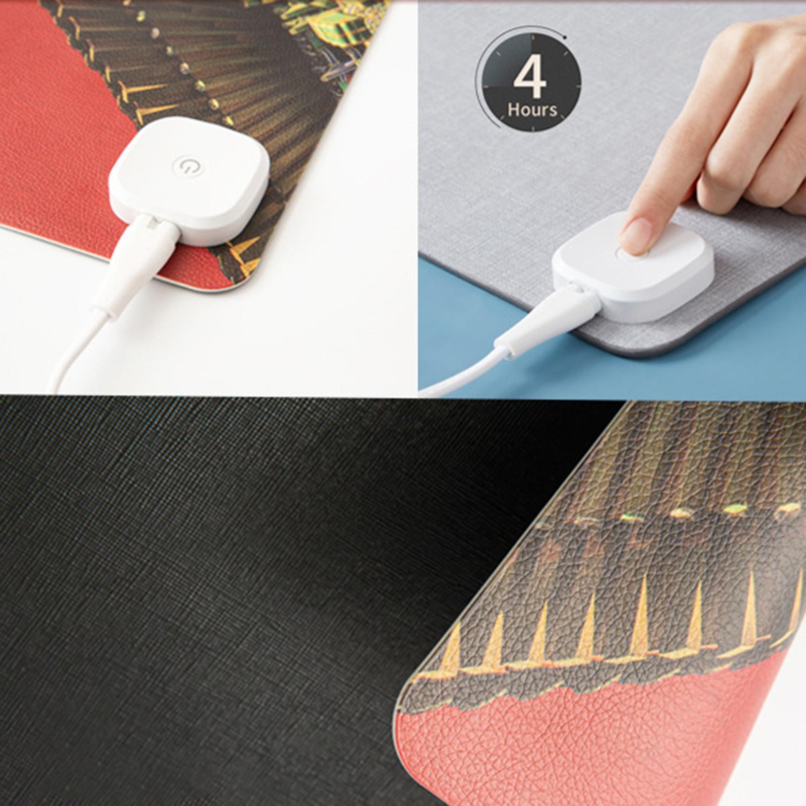 Heated Desk Mat 3 Speeds Touch Control for Work Table Office