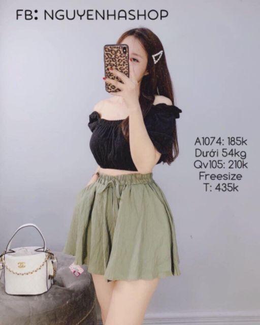 Quần giả váy cao cấp thun