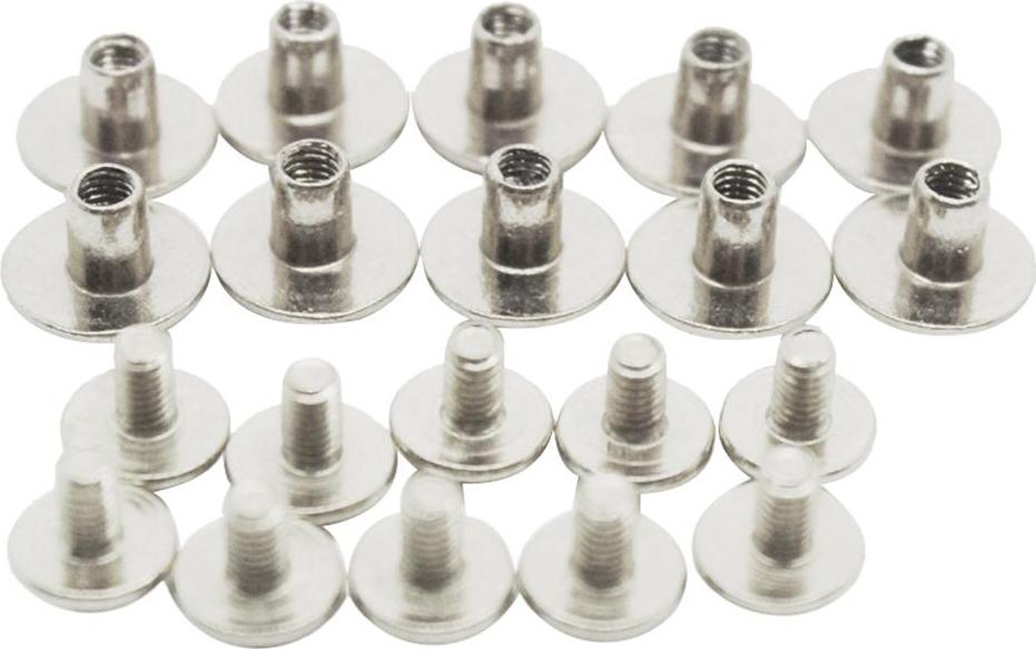 10 Chiếc Thủ Công DIY Phụ Kiện Bạc Chicago Móng Tay Đinh Tán Đinh Nhọn Ví Trang Trí Mới
