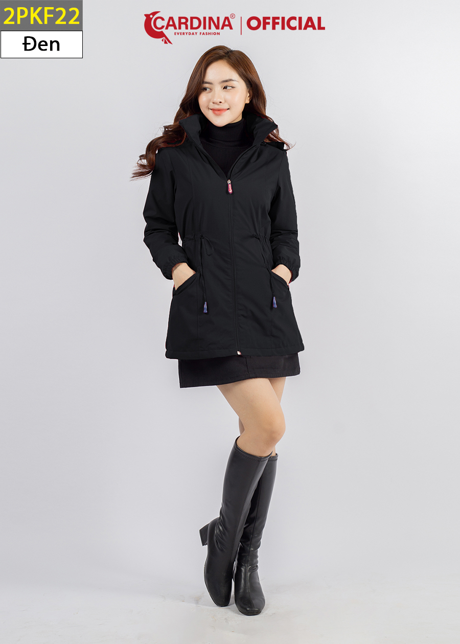 Áo Parka Nữ CARDINA Lót Lông Cừu Cao Cấp Cản Gió Giữ Nhiệt Siêu Ấm 2PKF