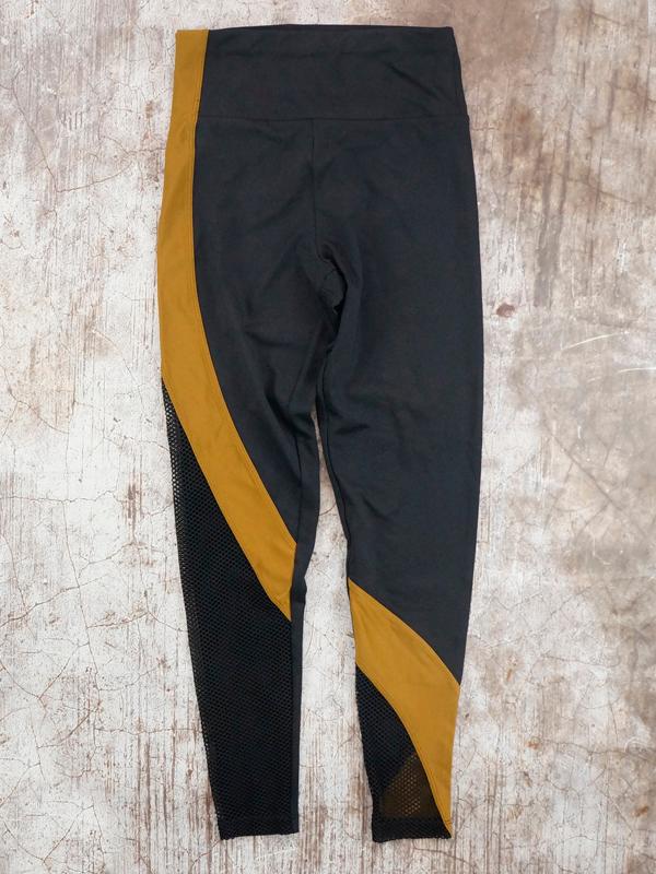 Quần Legging Oysho Irregular Colour Block Leggings- SIZE M
