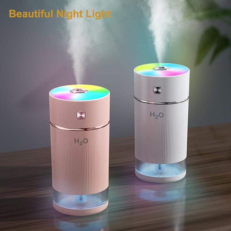 Mini Di Động Máy Tạo Độ Ẩm Không Khí 240ML USB Siêu Âm Hương Thơm Khuếch Tán Tinh Dầu Humidificador Cho Xe Hơi Nhà Văn Phòng