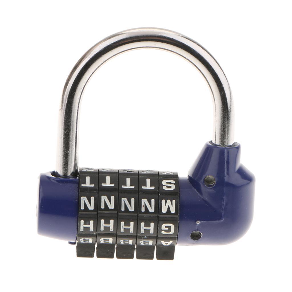 2 Pack Combination Lock Password Sturdy Security Padlock for Toolbox Fence