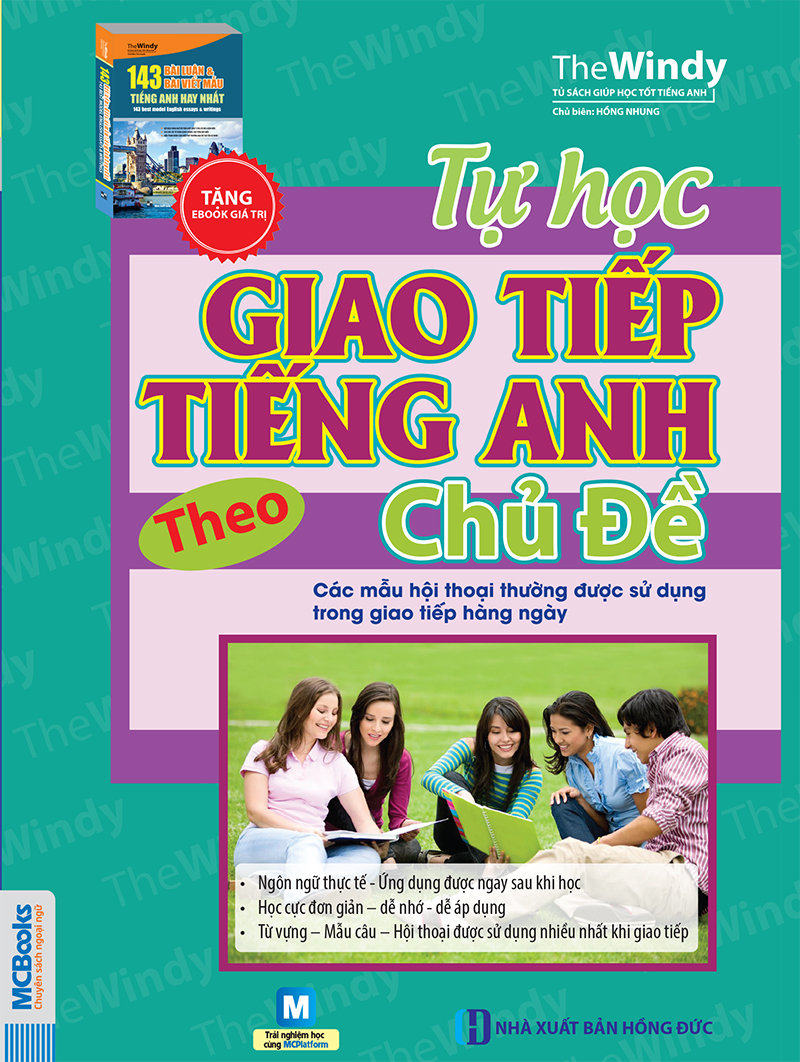 COMBO Tự học 29 chủ đề giao tiếp tiếng Anh thông dụng nhất Real English Communication + Tự học giao tiếp tiếng Anh theo chủ đề