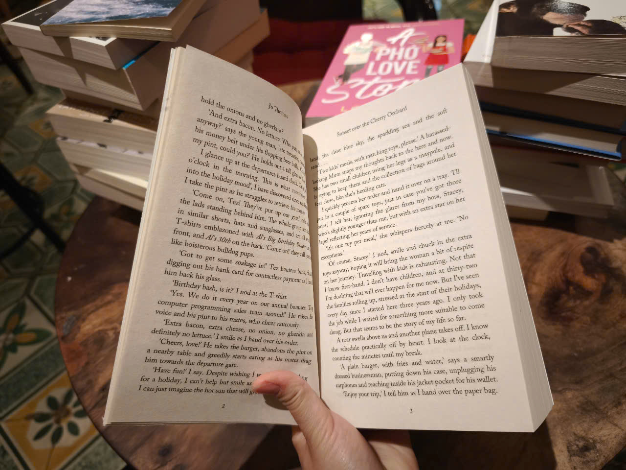 Sách - Sunset over the Cherry Orchard by Jo Thomas - Romance / Fiction in English