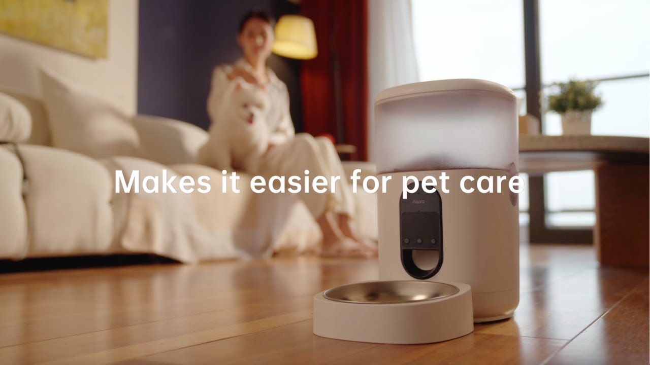 Máy cho thú cưng ăn tự động Aqara Smart Pet Feeder C1, bản Quốc tế, hàng chính hãng