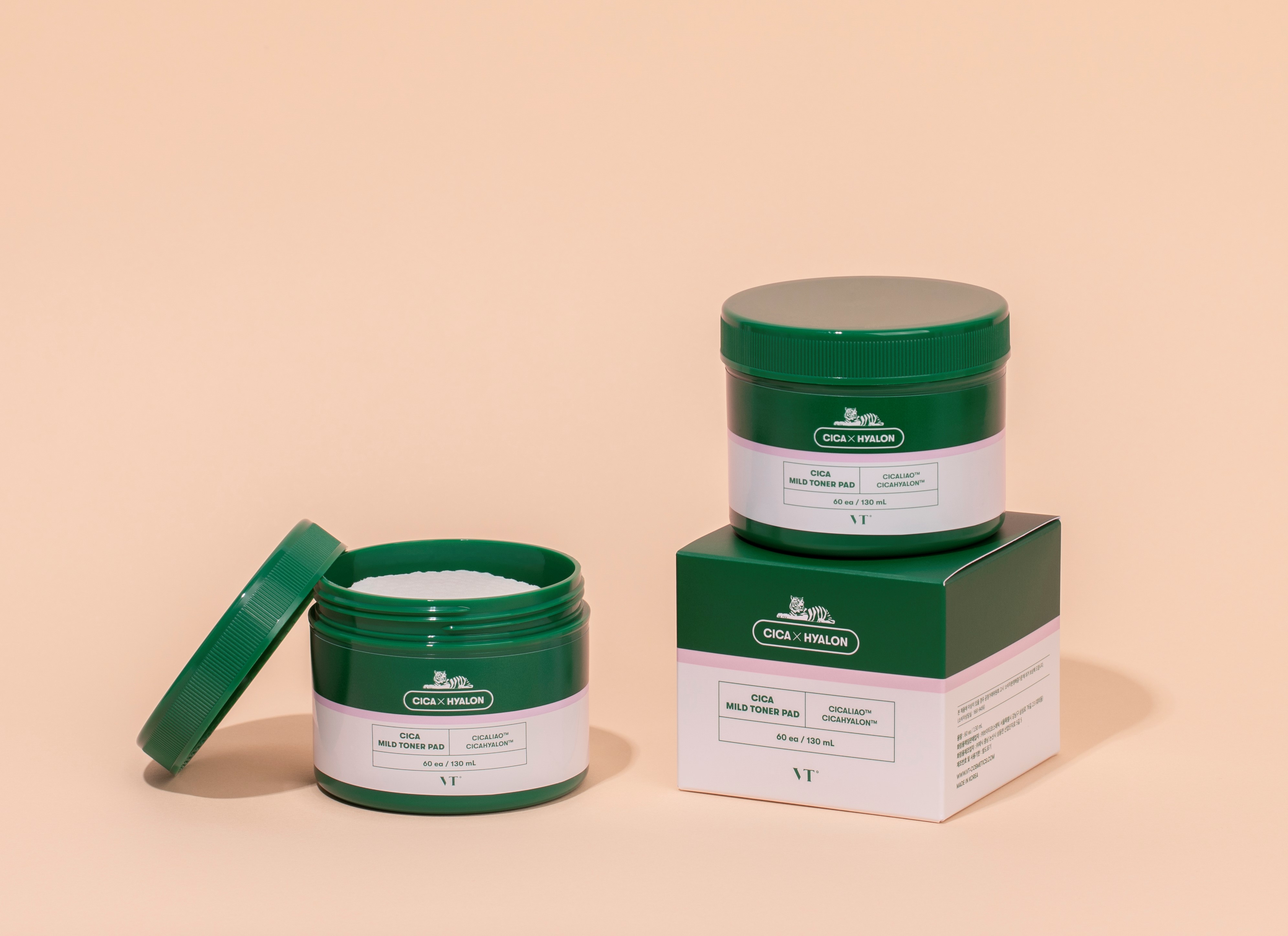 Miếng tẩy tế bào chết và cân bằng da 60 miếng Centella rau má PICKO