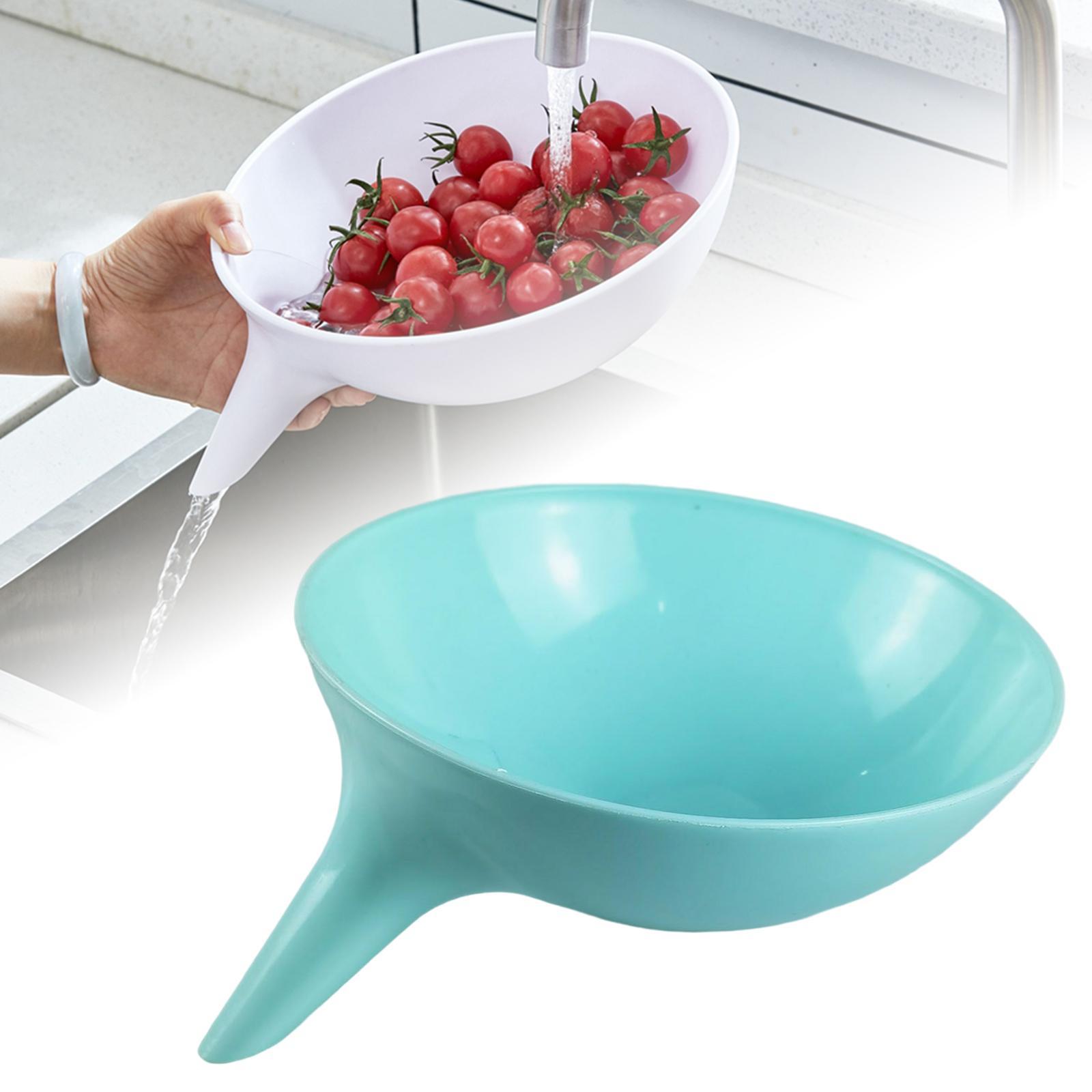 Kitchen Colander Drain Bowl Strainer for Fruits, Veggies, Spaghetti