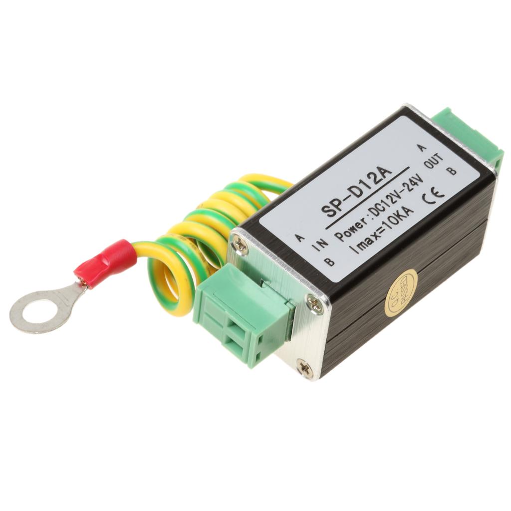 DC 12-24V Power Supply Signal Arrester Surge Protector Device For Thunder/   Protection