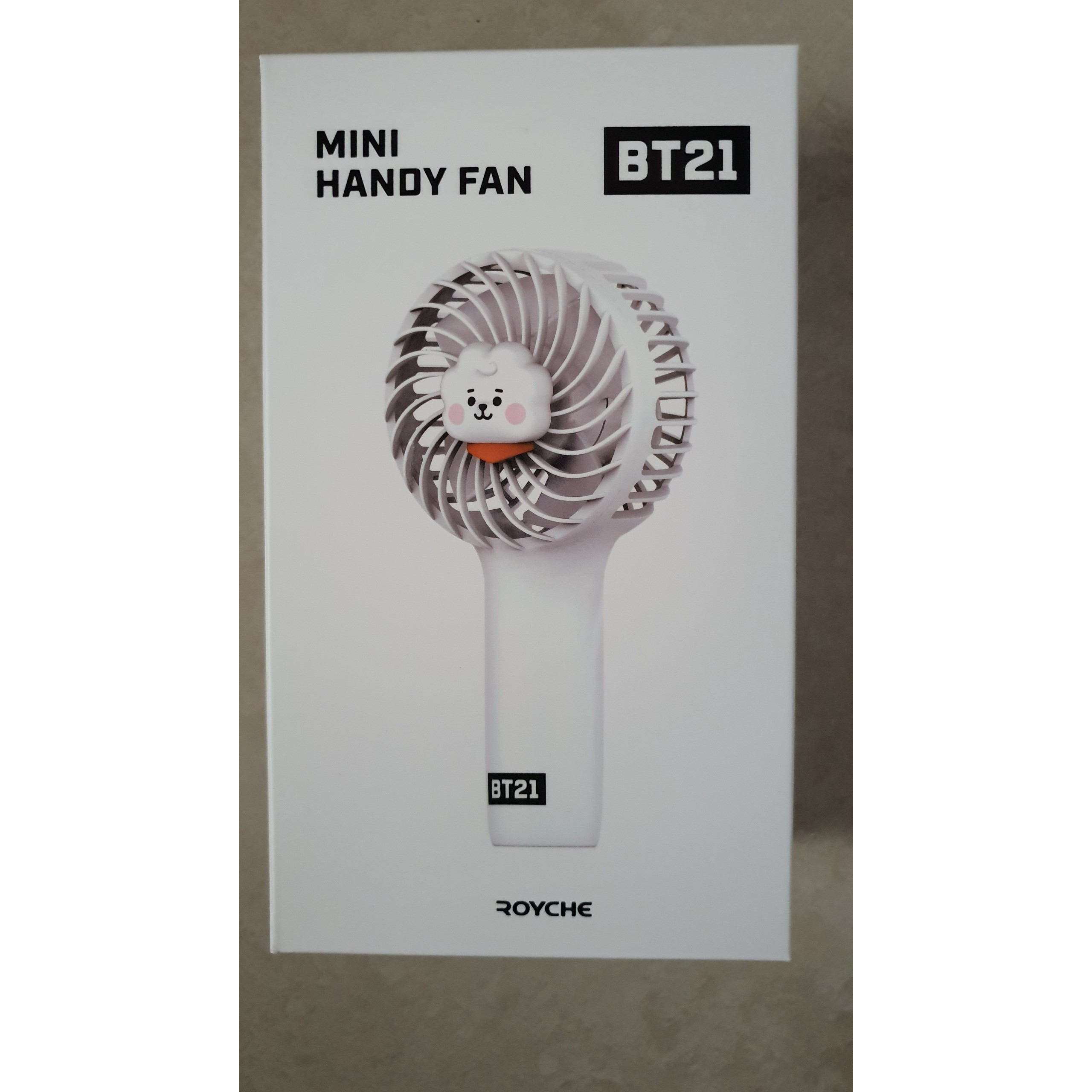 QUẠT CẦM TAY MINI HANDY FAN BABY BT21-HÀNG CHÍNH HÃNG