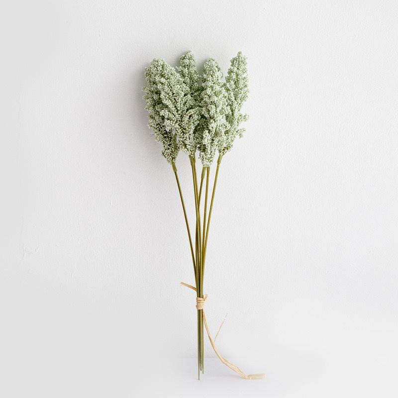Hoa giả - Nhánh Hoa ngô Bông lúa nhân tạo chất liệu nhựa decor trang trí nhà cửa, không gian gia đình