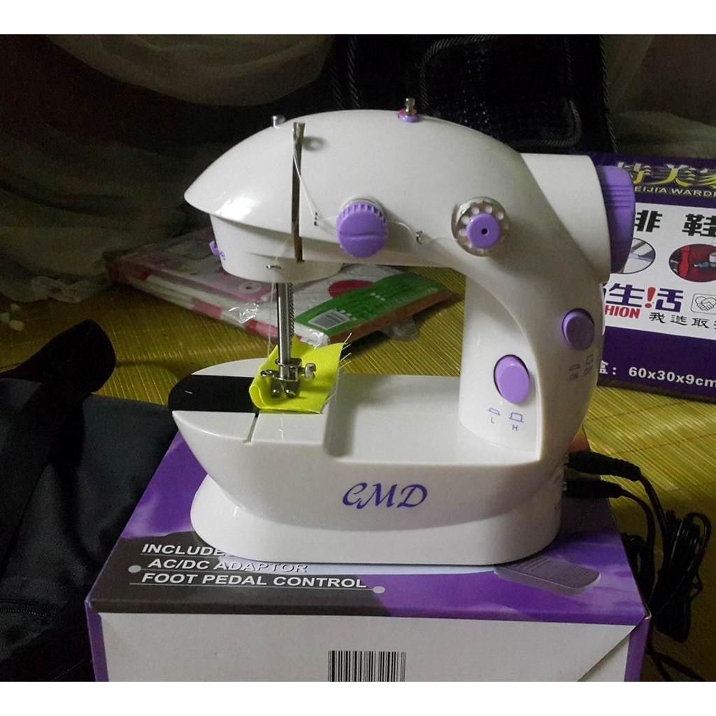 Máy May Mini Gia Đình CMD 202A Có Đèn Led và BÀN ĐẠP CHÂN
