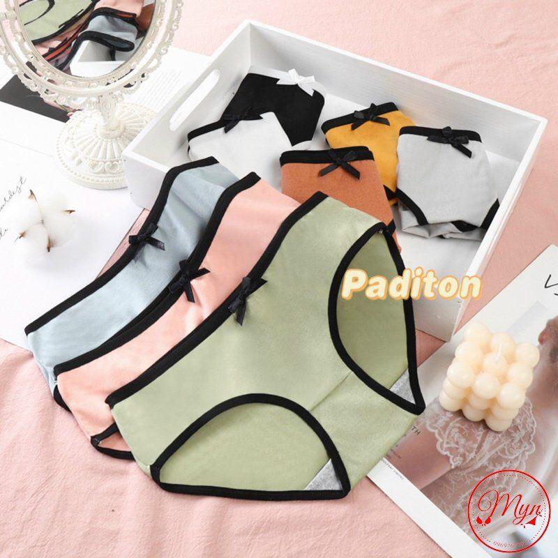 QUẦN LÓT COTTON CẠP VIỀN ĐEN, CO GiÃN 4 CHIỀU