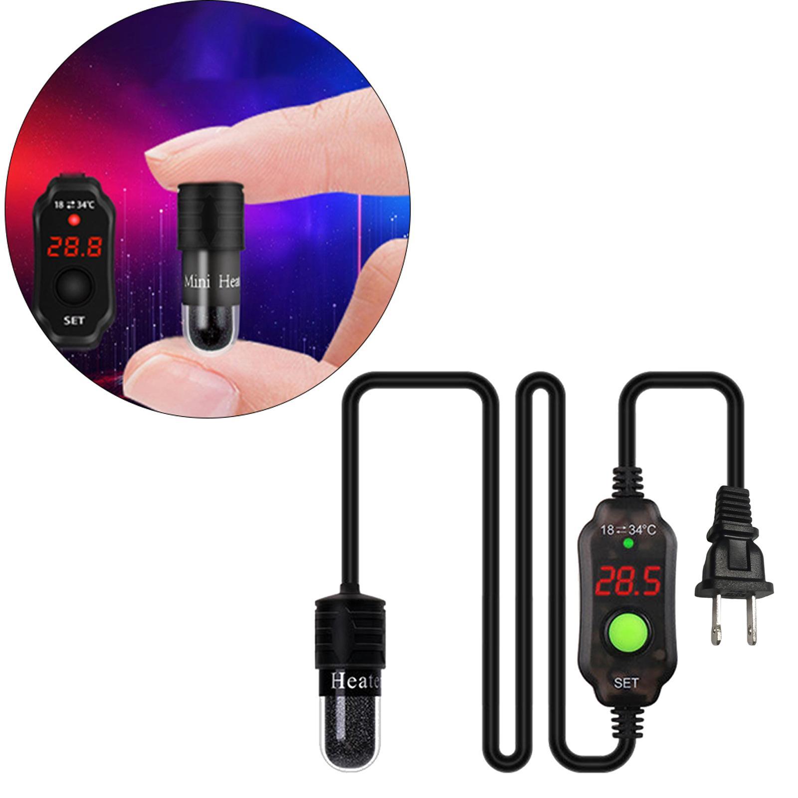 Aquarium Fish Tank Heater Submersible Thermostat Heat Rod for Betta