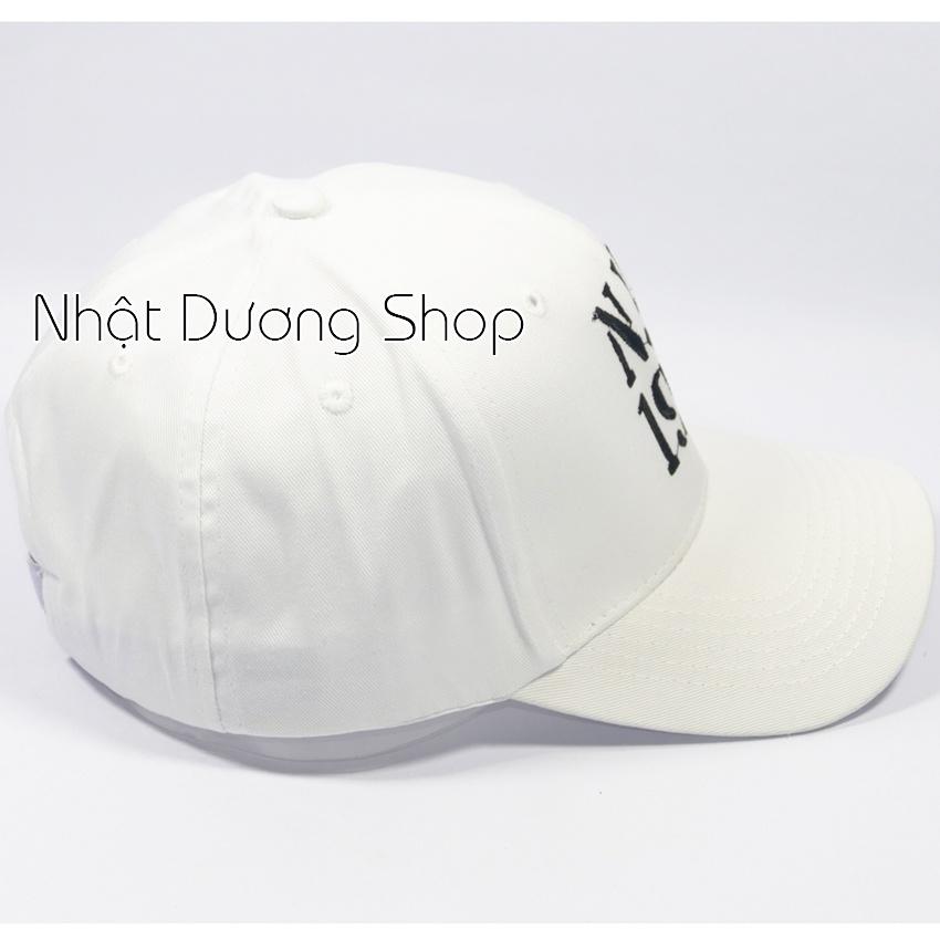 Nón kết ,Mũ lưỡi trai Unisex chất liệu vải Kaki & cotton - nón lưỡi trai Hàn Quốc NYC 1987.