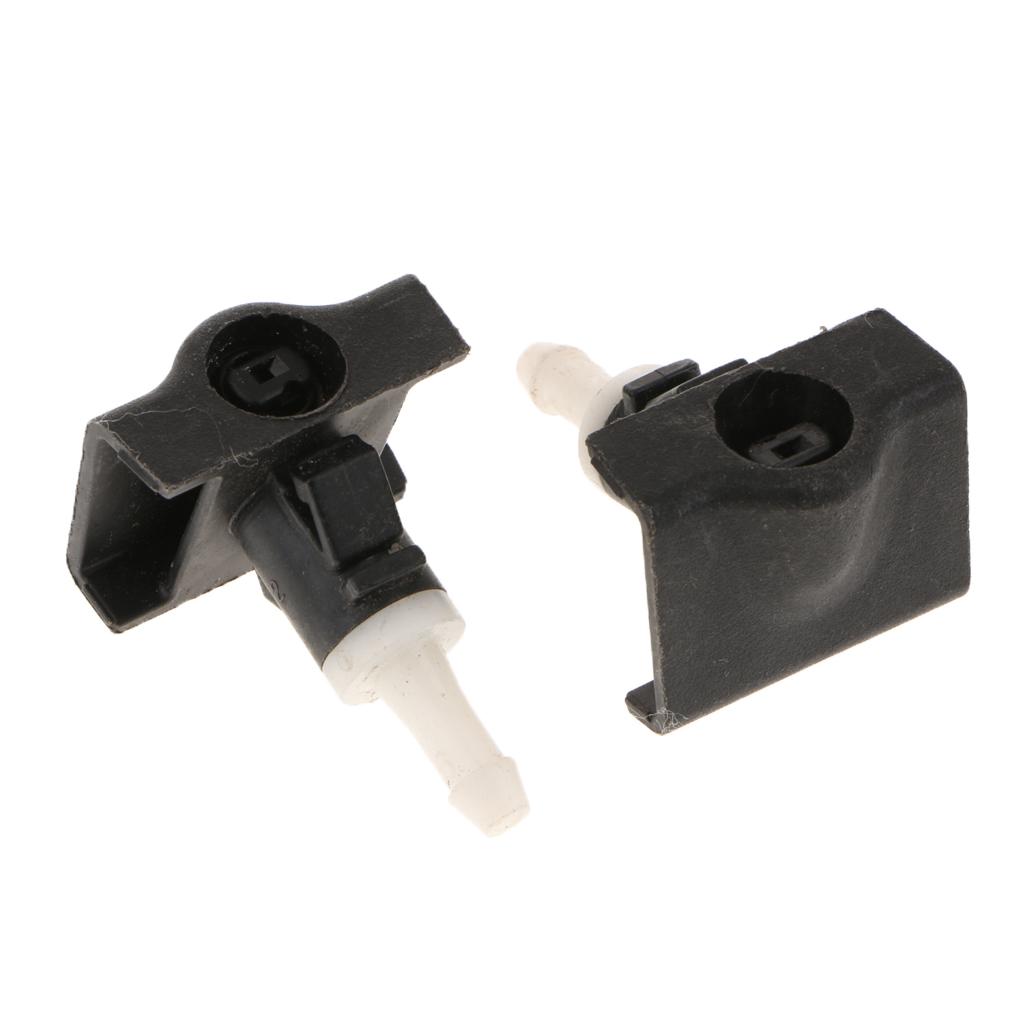 2pcs Windshield Washer Wiper Water Spray Nozzle for