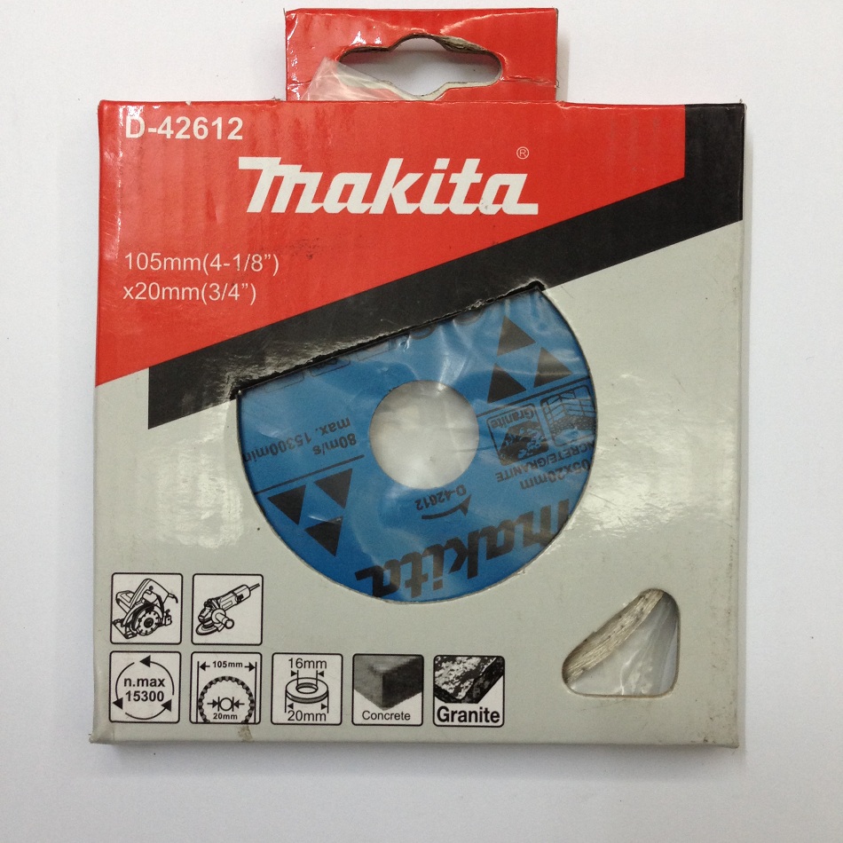 Lưỡi cắt kim cương Makita D-42612 Φ105 x 20mm