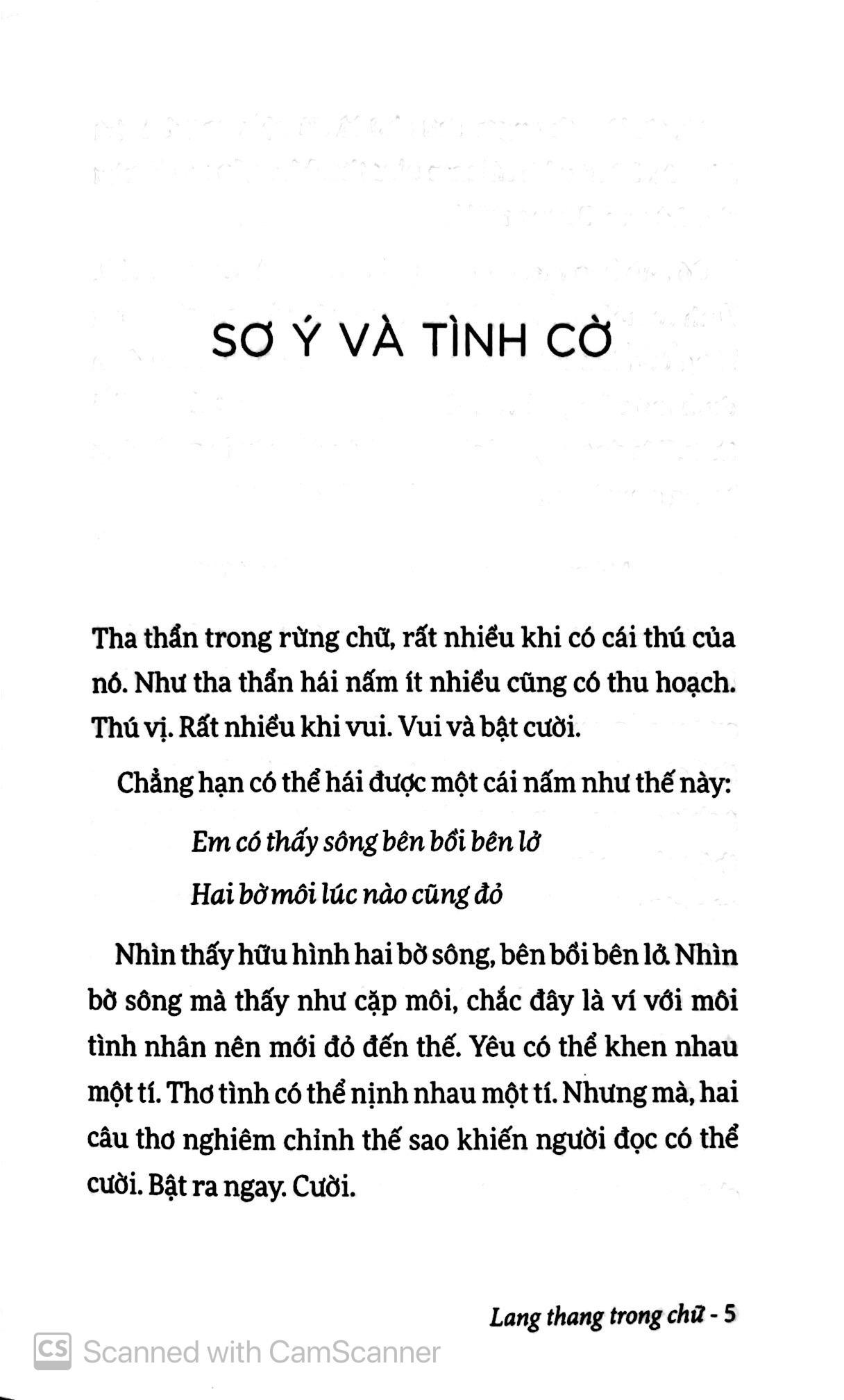 Lang Thang Trong Chữ ( Tái Bản )