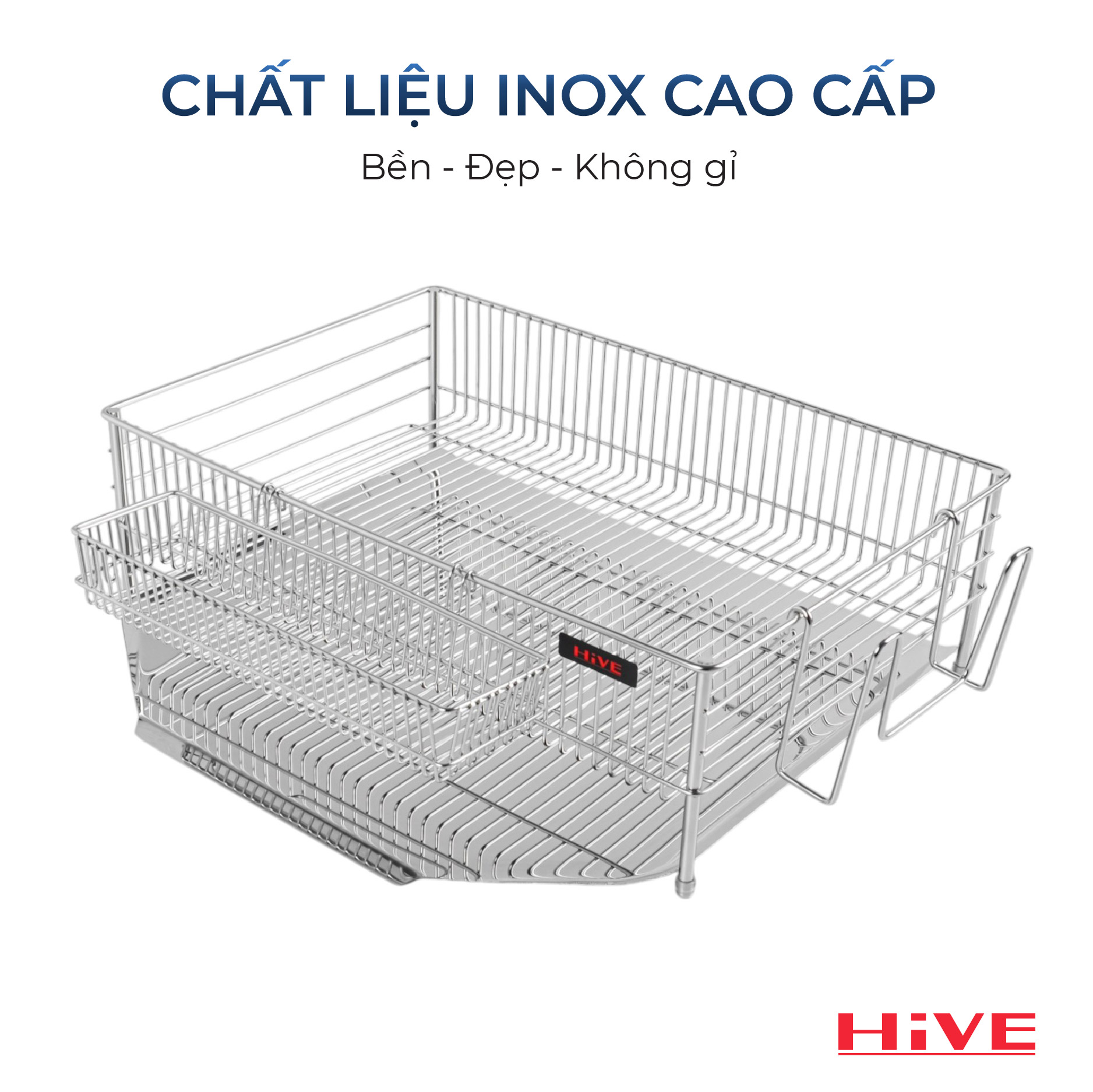Giá úp chén bát HiVE LU 1 tầng
