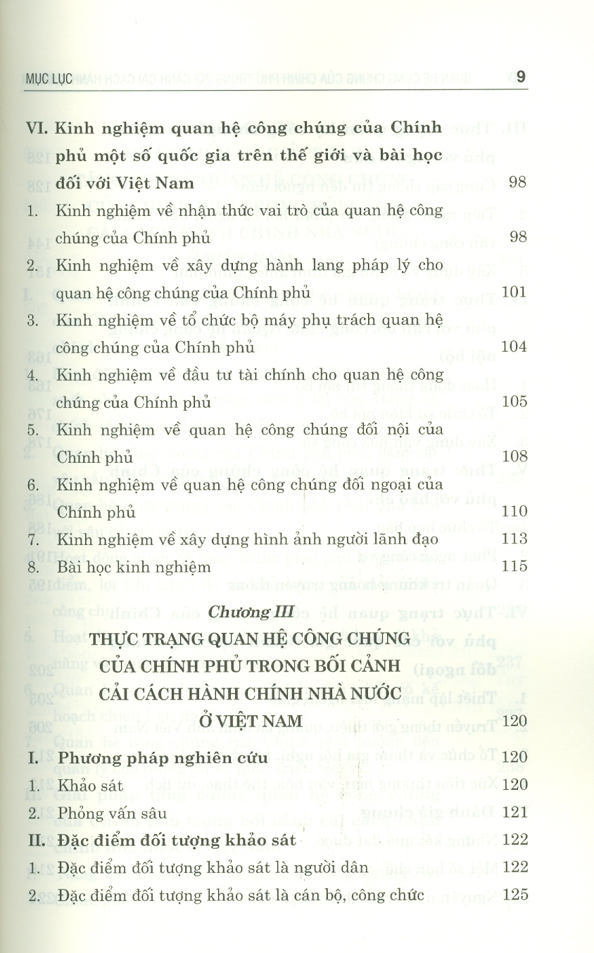 Quan Hệ Công Chúng Của Chính Phủ Trong Bối Cảnh Cải Cách Hành Chính Nhà Nước Ở Việt Nam (Sách chuyên khảo)