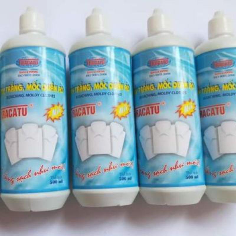 Tẩy trắng tẩy mốc quần áo thần thánh Tracatu 500ml hàng Việt Nam