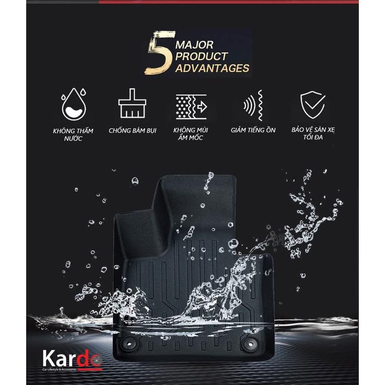 Thảm lót sàn Mazda CX8 bằng khuôn đúc hãng Kardo hoặc 3D MAXpider KAGU, Chất liệu TPV,XPE an toàn không độc hại