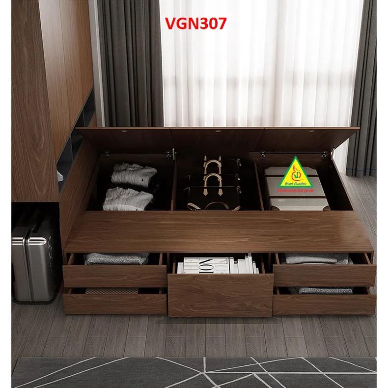 Hình ảnh Giường ngủ đơn giản theo phong cách hiện đại VGN307 - Nội thất lắp ráp Viendong Adv