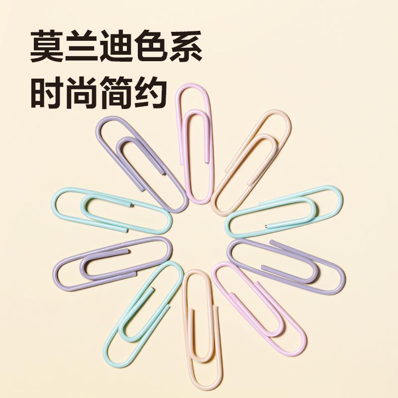 Hộp 100 Ghim Vòng Nhiều Màu - Deli 0024-A