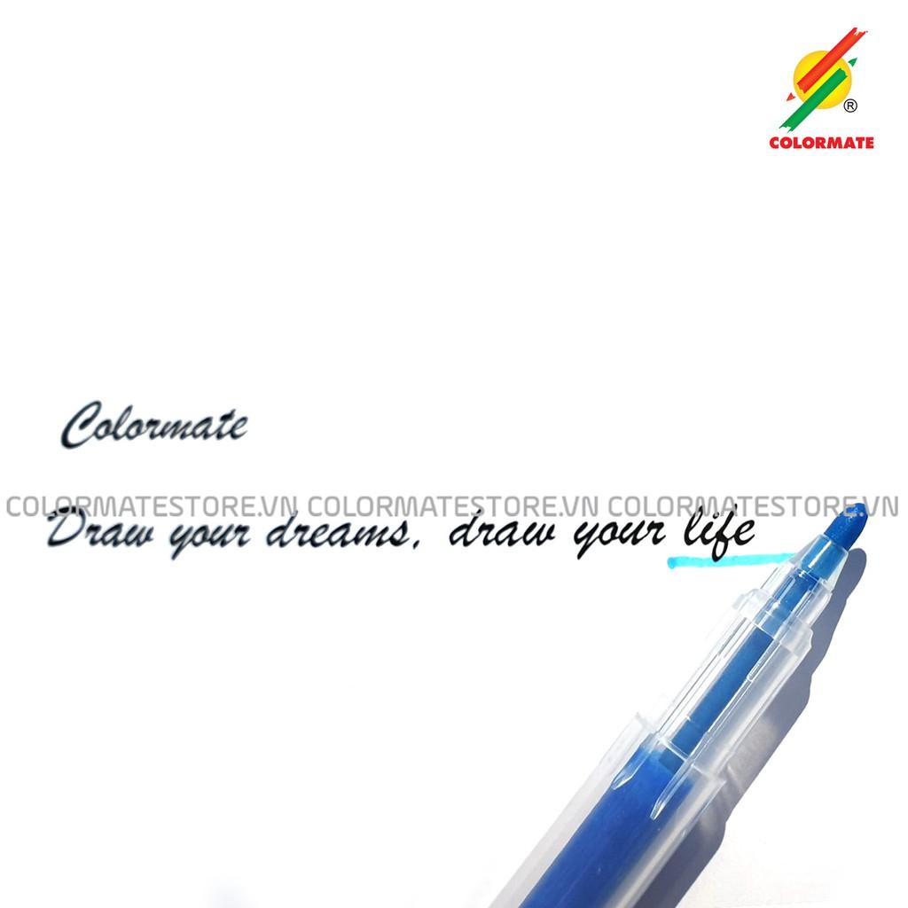 Bút lông màu Colormate, bút màu Bold Tip Marker bộ 12 màu - COLORMATE