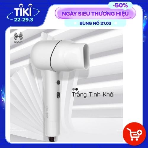 Máy sấy tóc Ion K.SKIN KD318 làm khô nhanh, giúp tóc mềm mượt, 2 chế độ sấy nóng lạnh, không gây ồn