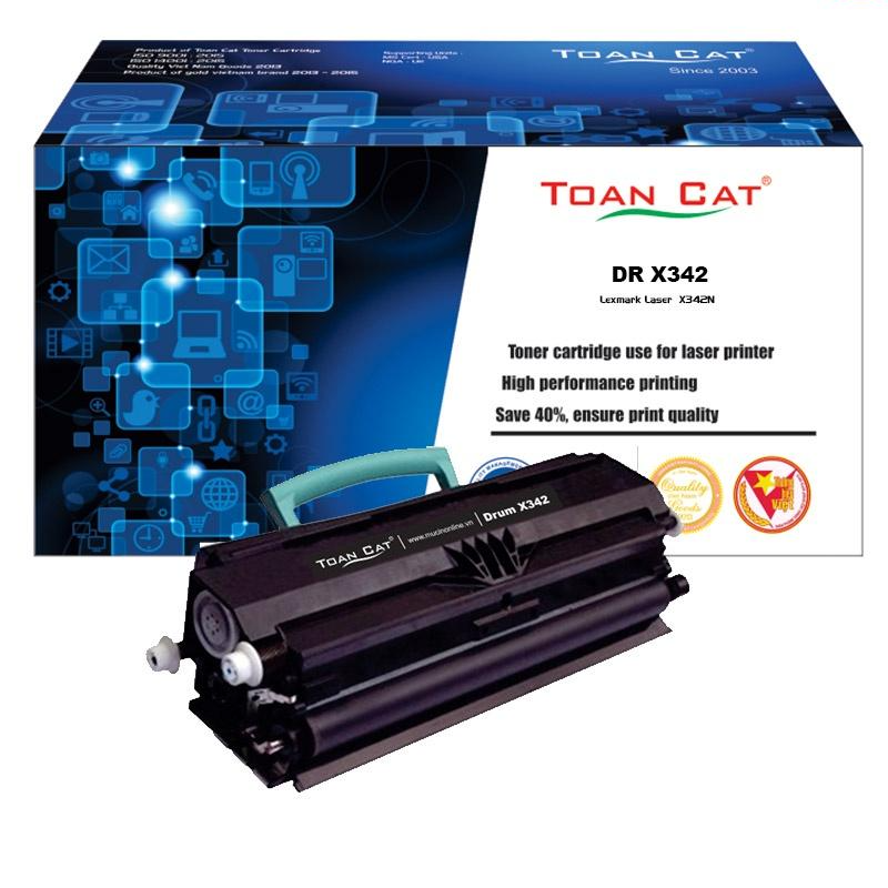 Hộp mực in Toàn Cát - X342 dùng cho máy in Lexmark Laser X342N - HÀNG CHÍNH HÃNG