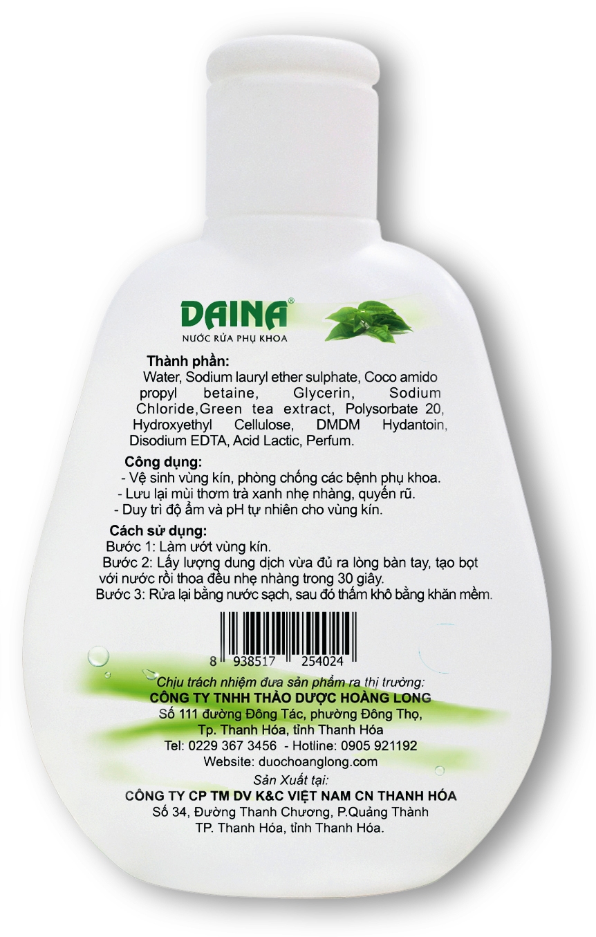 Nước rửa phụ khoa Daina 100ml