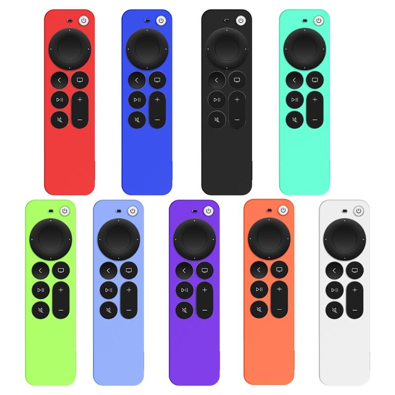 Vỏ silicone từ xa bảo vệ điều khiển từ xa cho Apple TV 4K 6th 2021