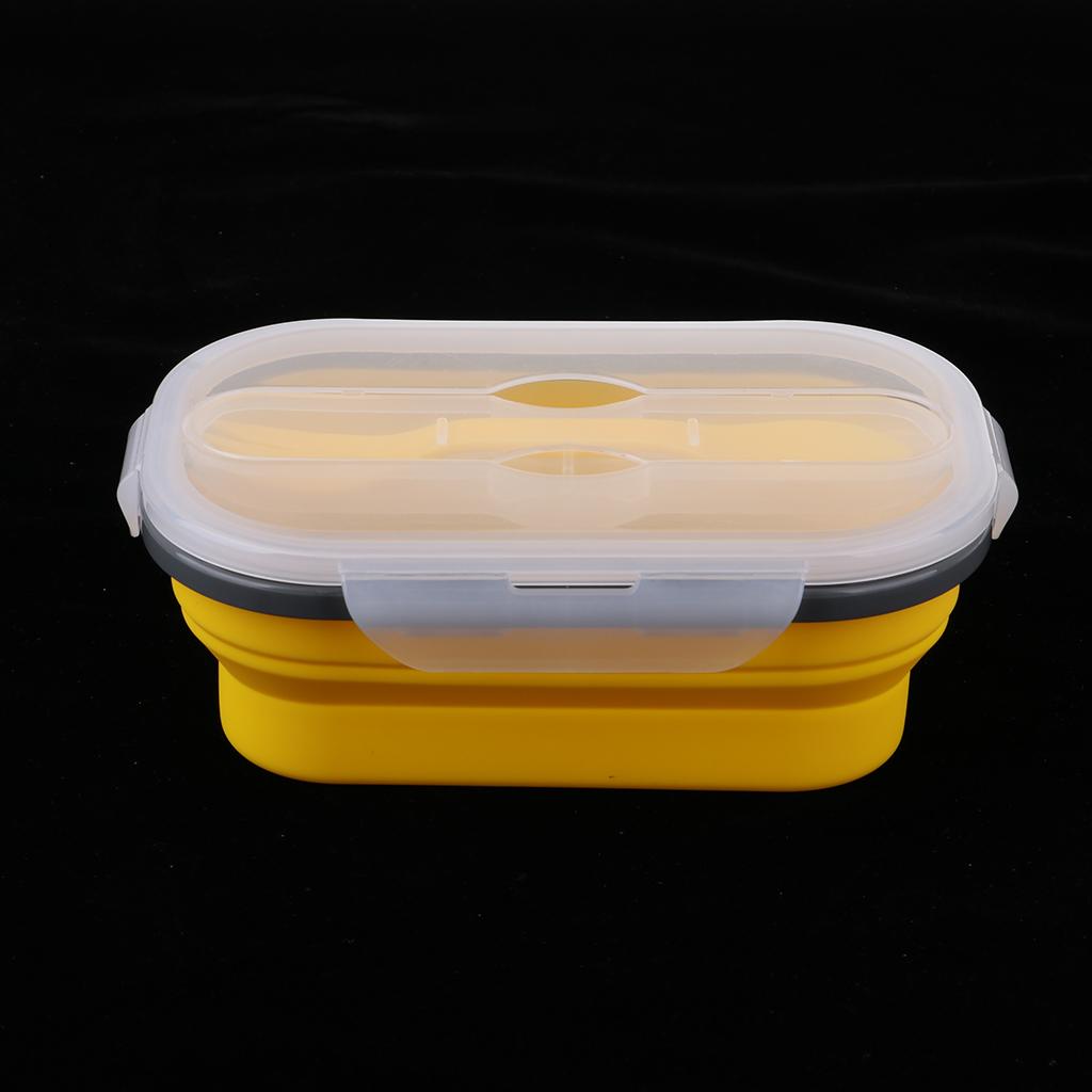 Collapsible Camping Bowl 850ml Outdoor Silicone Travel Bowl for Hiking, Lunch, Picnic Trip, Food-Grade, Space-Saving