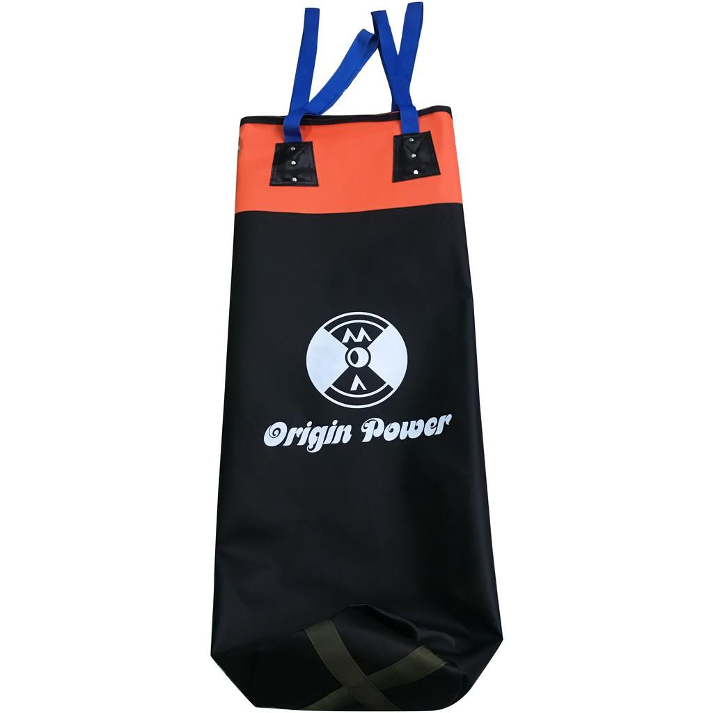 Võ bao cát boxing đai dù chiều cao 1m - Origin power may nhiều lớp có đai cường lực và chịu lực ở bao và đáy bao