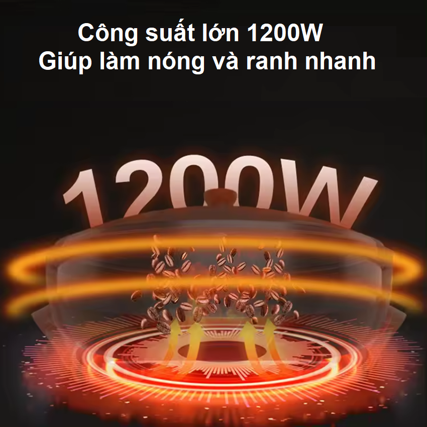 Máy rang hạt cà phê và các loại hạt tự động thương hiệu Cafemasy SCR-300 cao cấp - Hàng Chính Hãng