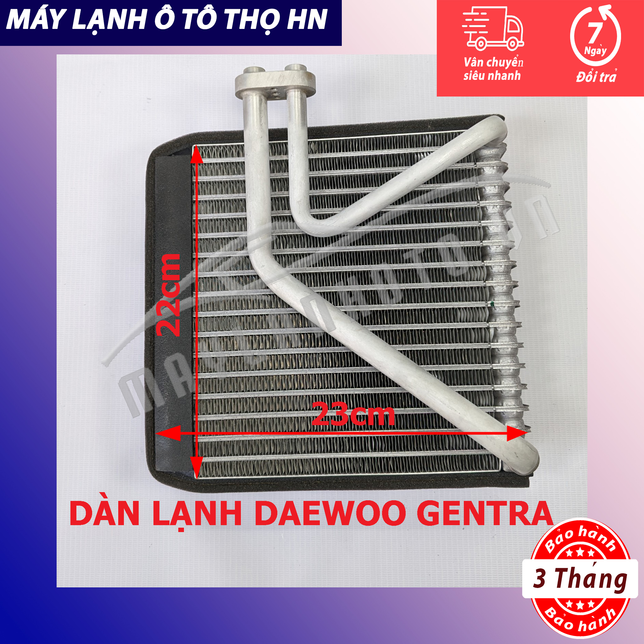 Dàn lạnh DW Gentra - Chevrolet Aveo 2003-2014 hàng xịn Hàn Quốc /Thái Lan 03 04 05 06 07 08 09 10 11 12 13 14