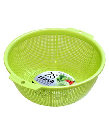 Rổ nhựa 28 cm - Xanh - Nội địa Nhật Bản