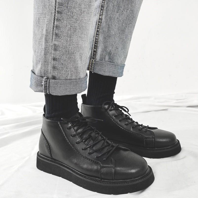 Giày Martin boots phong cách Harajuku của Nhật