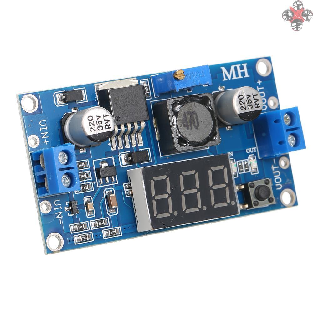 LM2596S DC-DC Step-Down Adjustable Power-Supply Module LM2596 Voltage Regulator with Digital Display 3A 5A 75W 24V to 12/5V